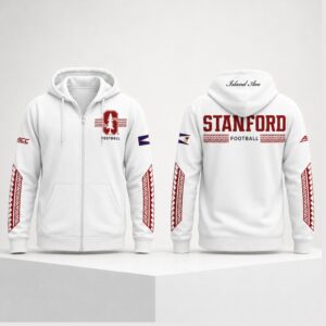 Stanford Cardinal Football Coach Tavita Pritchard 2026 Zip Hoodie