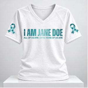 I Am Jane Doe All Of Us Are Until None Of Us Are 2026 V Neck Shirt