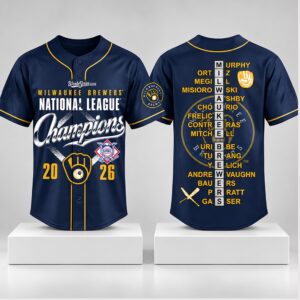 Brewers 2026 National League Champions World Series Jersey