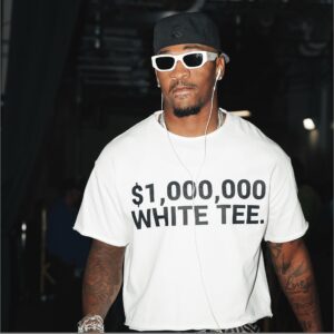 1TJvH7oe Juanyeh Thomas 1000000 Dollar White Tee Shirt 1 1