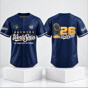 Brewers 2026 World Series No Time Like October Jersey