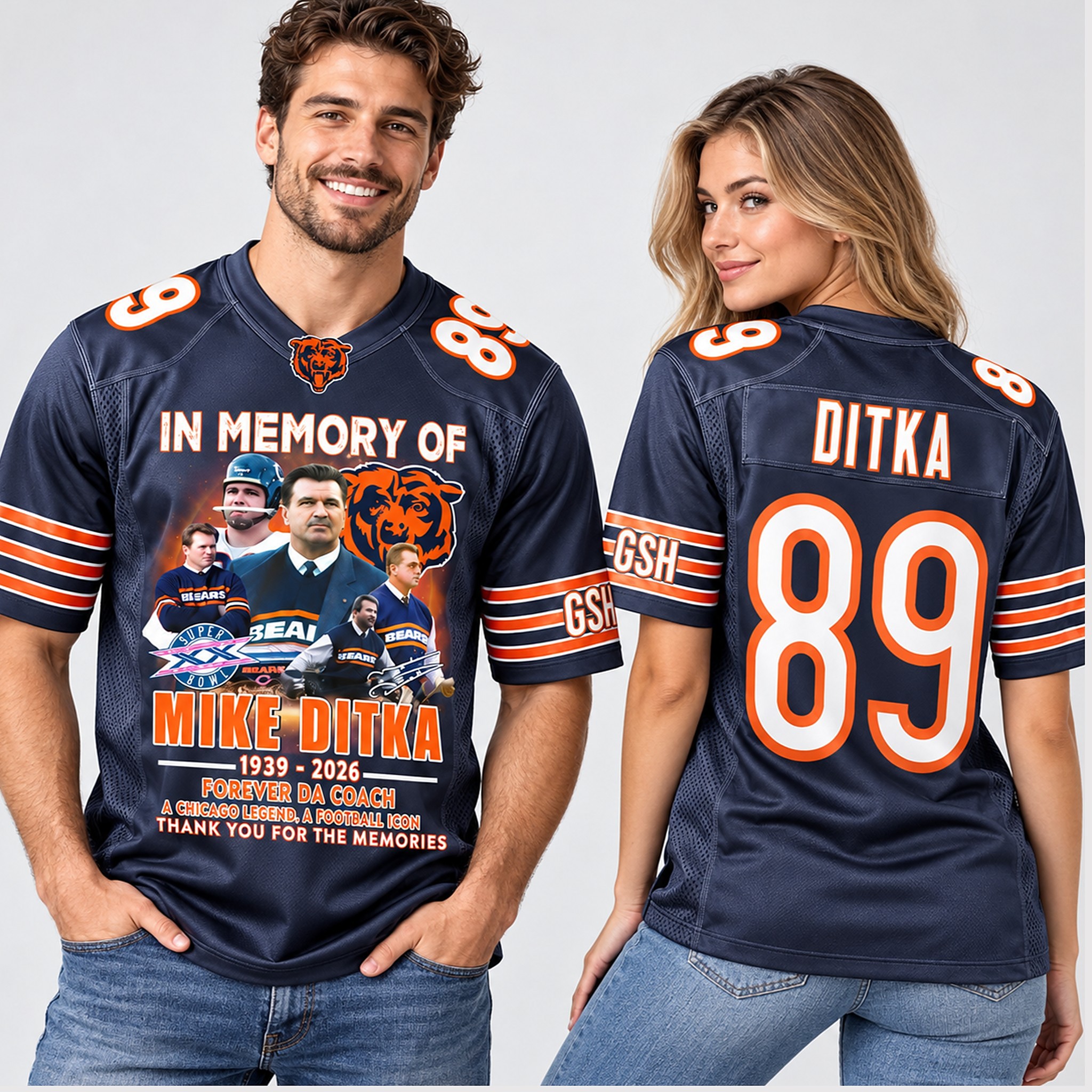 2026 Mike Ditka Thank You The Memories Bears Jersey 4 2026 Mike Ditka Thank You The Memories Bears Jersey 1 1 1