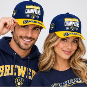 4p4oTXEj Brewers NLCS 2026 NL Champions World Series Hat 1 1 1