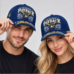 5OMux1f8 Brewers 2026 The Ultimate 4 0 Was The Answer World Series Champions Hat 2 1 1