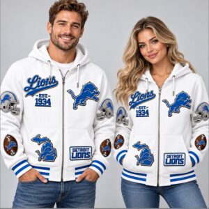 5uZucINp 2026 Lions Football Coat Est 1934 Zip Hoodie 1 1 1