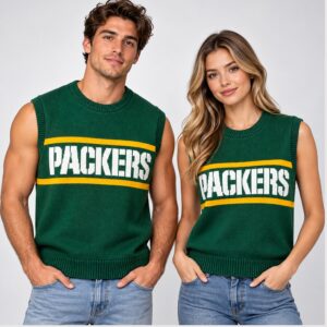 9AmRJ0IV 2026 Mike Ditka Packers Sweater Vest 2 1 1