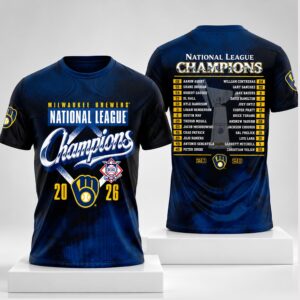 Brewers 2026 NLCS National League Champions Shirt