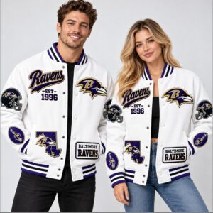 AjGPkl0k Ravens Football 2026 Coat Est 1996 Jacket 1 1 1