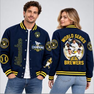 AlZxRBY0 Brewers 2026 World Series Champions Jacket 1 1 1