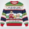 All I Want For Christmas Is My Dog And Beer Christmas 2026 Ugly Sweater 1 1