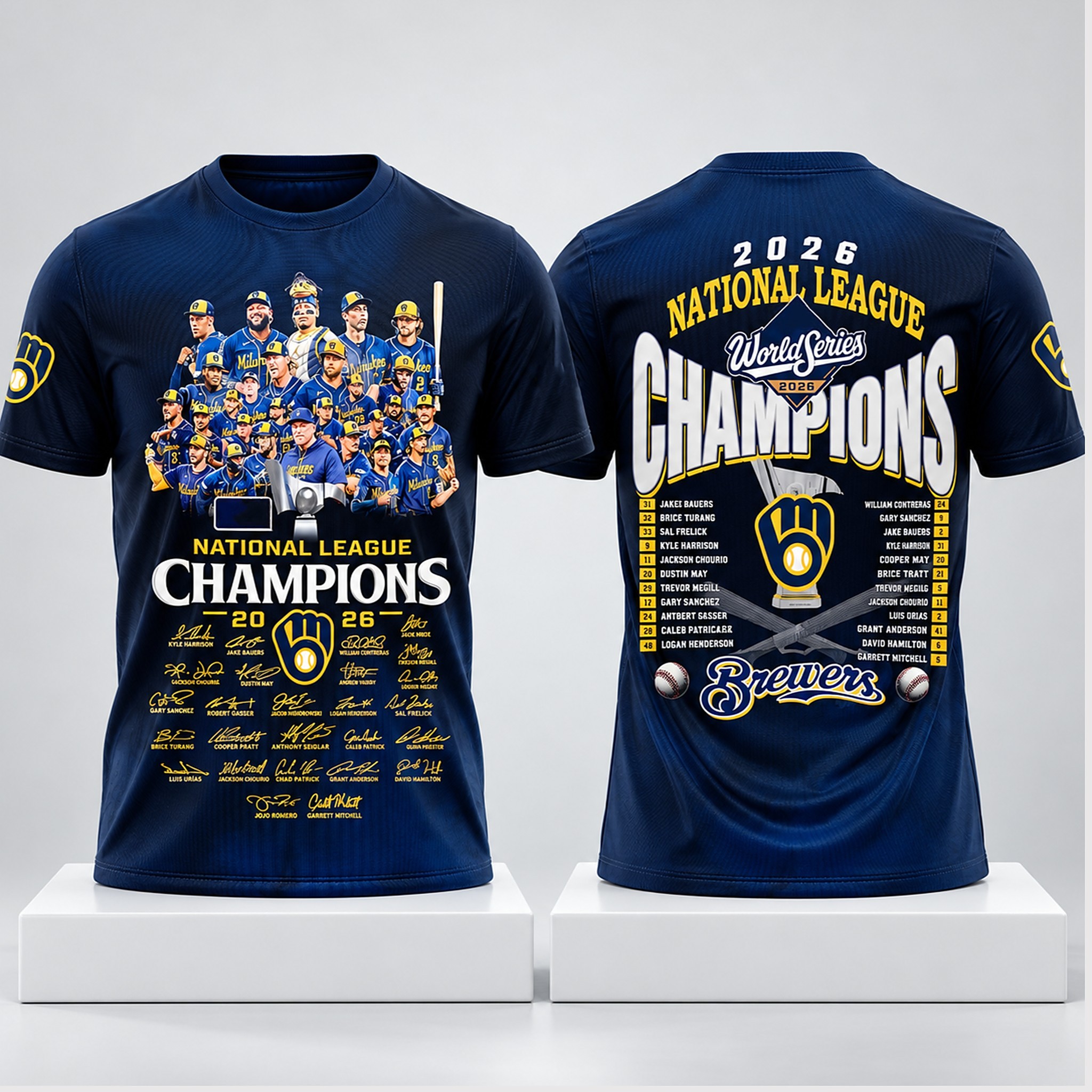 Brewers 2026 ACLS National League Champions World Series Shirt 1 Brewers 2026 ACLS National League Champions World Series Shirt 1 1