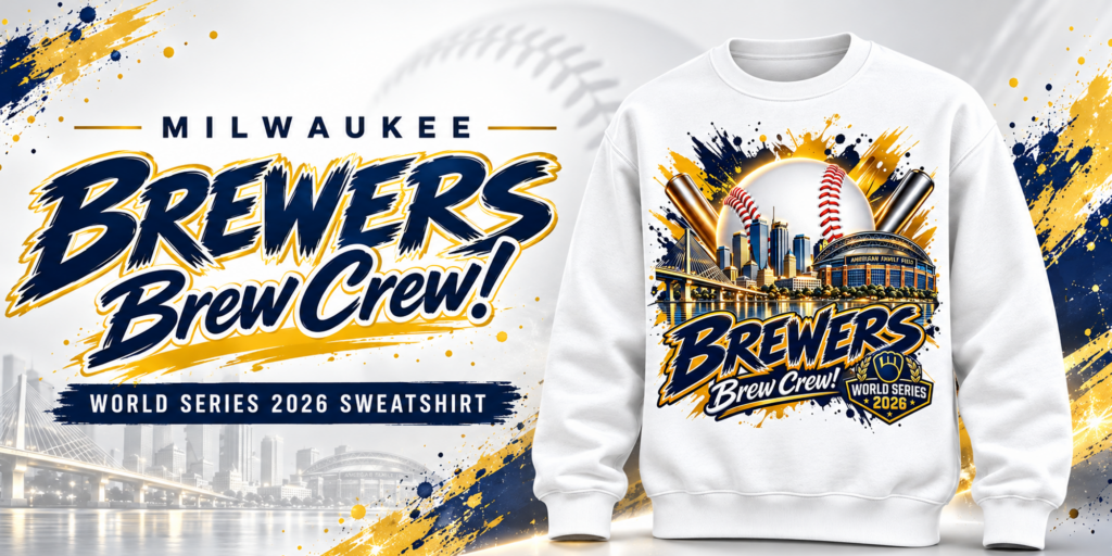 Brewers Brew Crew World Series 2026 Sweatshirt Banner