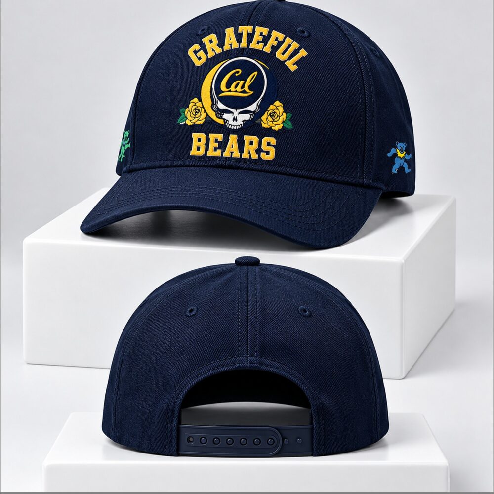 2026 Cal Football Grateful Dead Bears Hat - Bigfirefashion