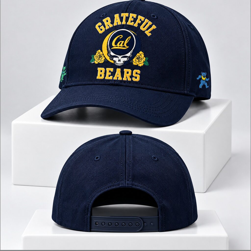 2026 Cal Football Grateful Dead Bears Hat - Bigfirefashion