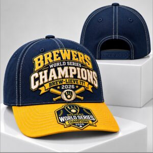 Brewers 2026 Brew Lieve It World Series Champions Hat