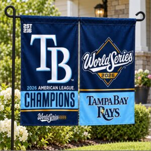 TB Rays 2026 American League Champions World Series Double Side Flag 3 ErQ3fwlH TB Rays 2026 American League Champions World Series Double Side Flag 1 1 1