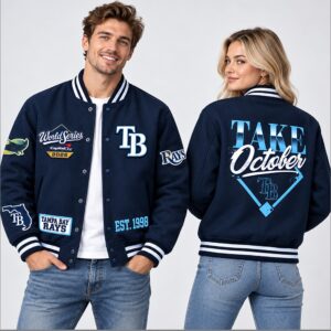 H2iVBjhO TB Rays 2026 Take October Division Series Champions Est 1998 Jacket 1 1 1