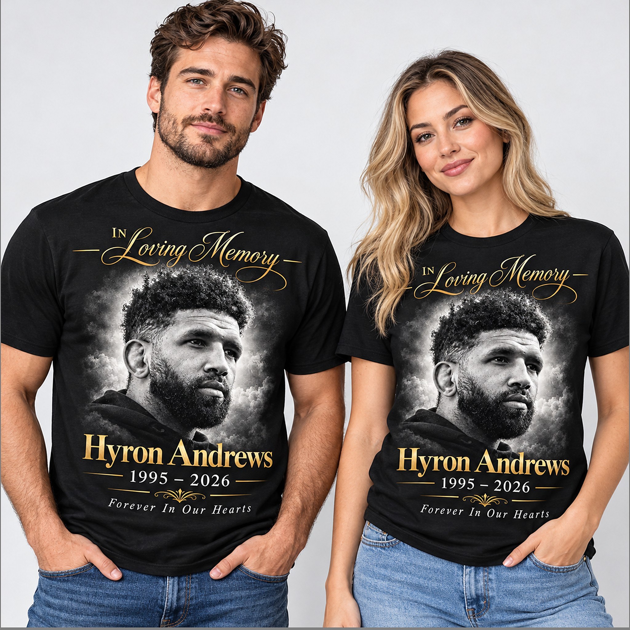 Hyron Andrews 1995 2026 In Loving Memory Forever In Our Hearts Shirt 4 Hyron Andrews 1995 2026 In Loving Memory Forever In Our Hearts Shirt 1 1 1
