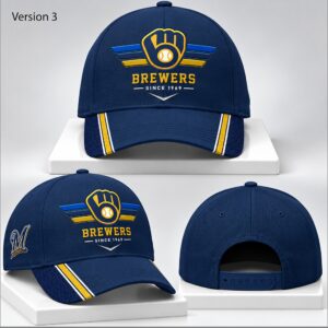 IcRepHeu Brewers 2026 World Series Champions Since 1969 Hat 3 1 1
