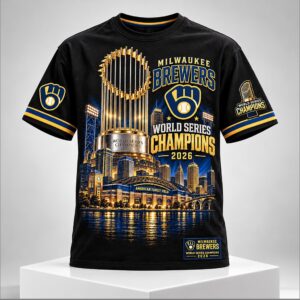Brewers World Series Champions Trophy 2026 Shirt