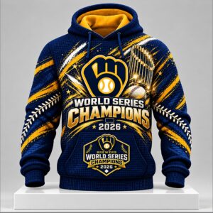 Brewers World Series Champions Trophy 2026 Hoodie