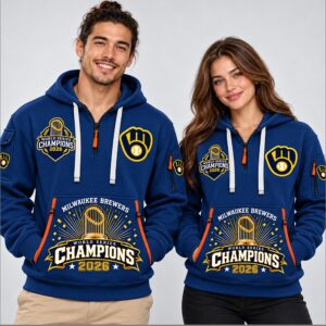 KSyUW8Oz Brewers World Series Champions 2026 Quarter Zip Hoodie 2 1 1