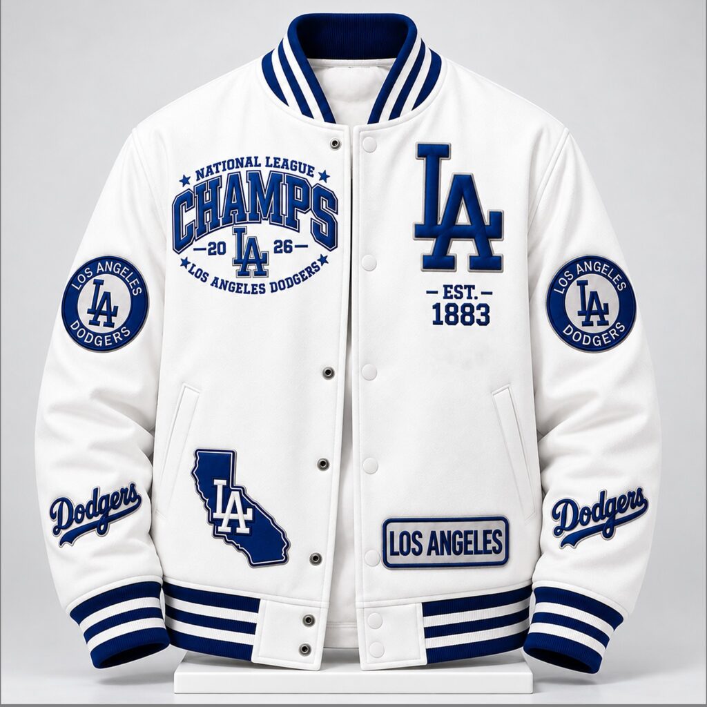 2026 LA Dodgers Baseball Coat Est 1883 National League Jacket