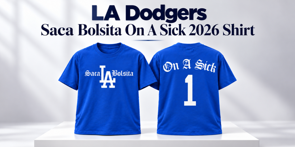 LA Dodgers Saca Bolsita On A Sick 2026 Shirt Banner