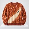 Lawn Mower Leaf Pattern Fall 2026 Ugly Sweater 1 1 1