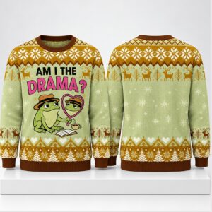 Am I The Drama Christmas 2026 Ugly Sweater