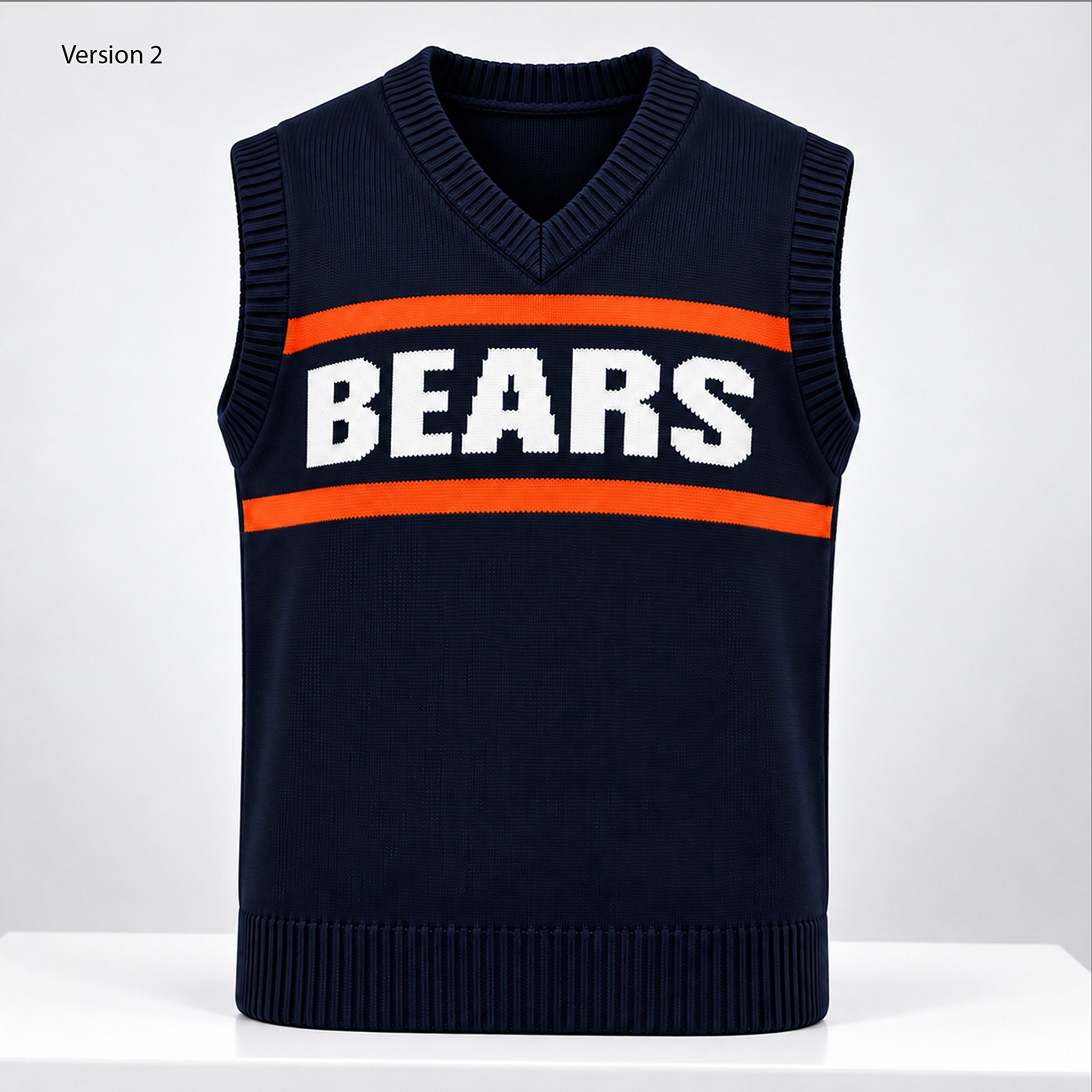 Mike Ditka 2026 Bears Sweater Vest 2 Mike Ditka 2026 Bears Sweater Vest Style 1 1