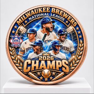 Brewers 2026 National League Champs Coin