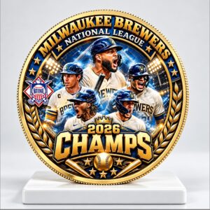 POnIlMpD Brewers 2026 National League Champs Coin 1 1