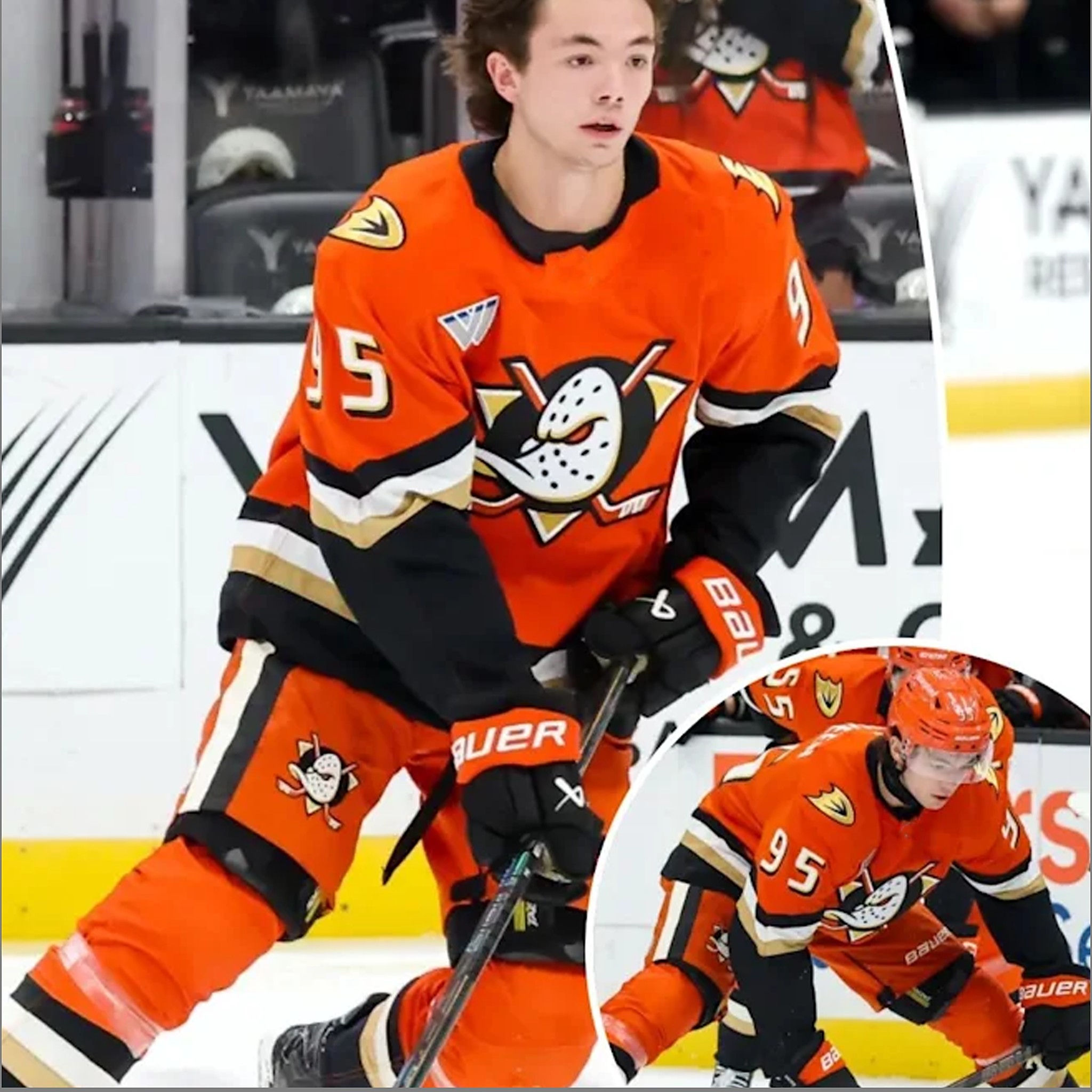Roger McQueen Ducks Lightning McQueen 95 Hockey Jersey 6 Roger McQueen Ducks Lightning McQueen 95 Hockey Jersey 2 1 1