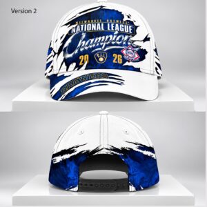 SSYryRio Brewers 2026 NCLS National League Champions Hat 2 1 1