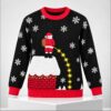 Santa Roof Light Up Christmas 2026 Ugly Sweater 1 1
