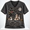 Shih Tzus Because People Are Creepy Halloween 2026 V Neck Shirt 1 1
