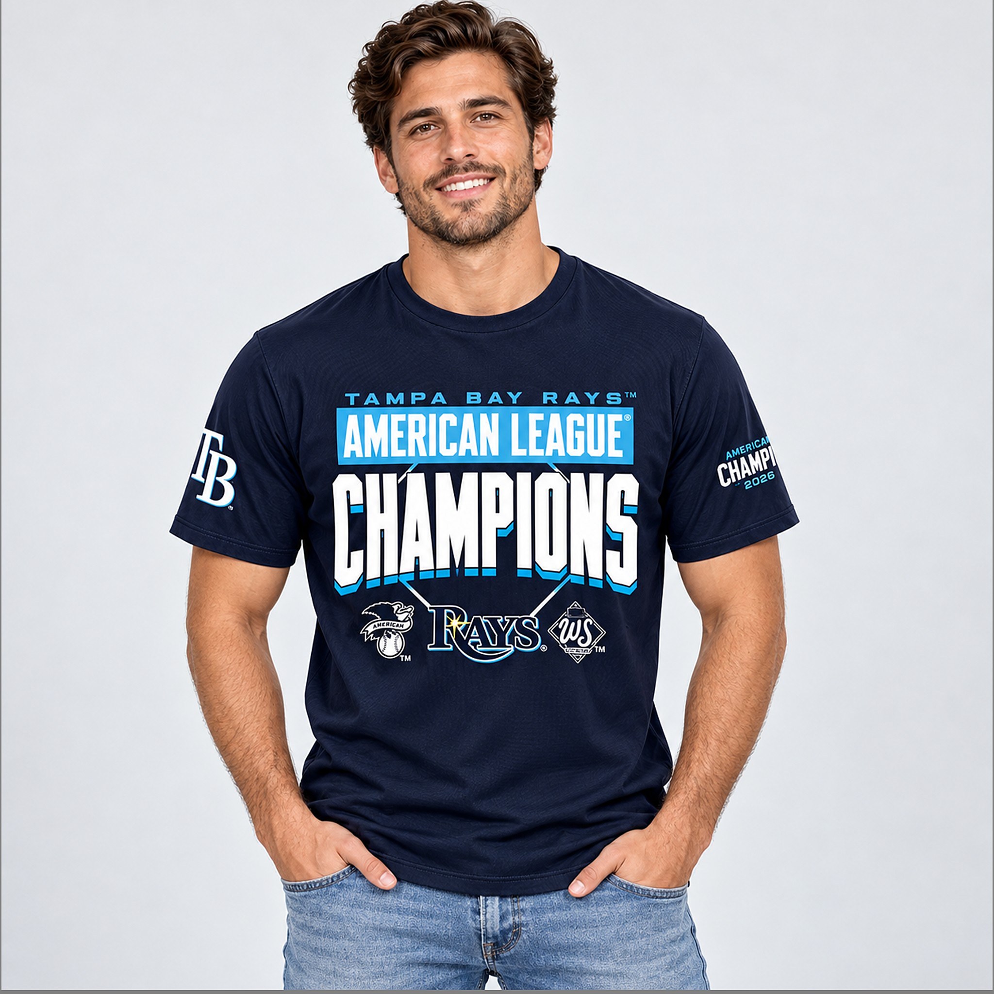 TB Rays 2026 American League Champions World Series Shirt 6 TB Rays 2026 American League Champions World Series Shirt 2 1 1