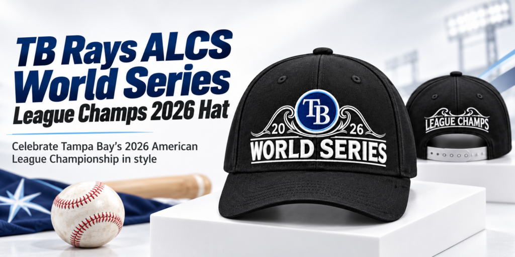 TB Rays ALCS World Series League Champs 2026 Hat Banner