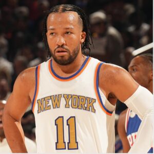 TcDnEfeC Jalen Brunson NY Knicks 2025 26 Champions Gold Jersey 1 1 1