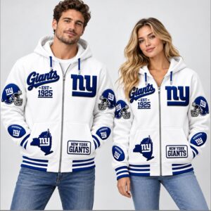 UZQnokL8 2026 NY Giants Football Coat Est 1925 Zip Hoodie 1 1 1
