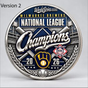 Brewers 2026 National League Champions World Series Coin 4 Vv8ldwzf Brewers 2026 National League Champions World Series Coin 1 1 1