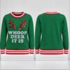 Whoop Deer It Is Christmas 2026 Ugly Sweater 1 1