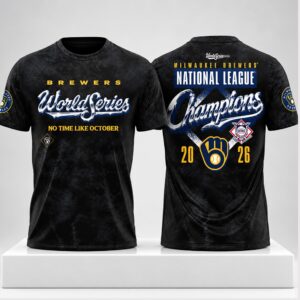 Brewers NLCS 2026 World Series No Time Like October National League Champions Shirt