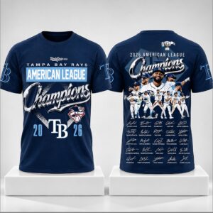 Rays 2026 American League Champions World Series Shirt