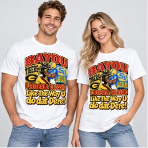 dETN9sJz Tyler Shough Tiger GSU Vs South SU Bayou Classic Like The Way You Do Dat Dere Shirt 1 1 1