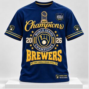 Brewers First World Series Title World Series Champions 2026 Shirt