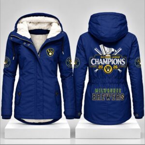 j6Up2vJ1 Brewers 2026 National League Champions Fleece Jacket 3 1 1