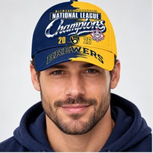 k9X6AUEb Brewers 2026 NCLS National League Champions Hat 1 1 1