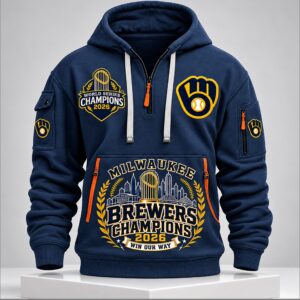 Brewers World Series Champions Win Our Way 2026 Quarter Zip Hoodie